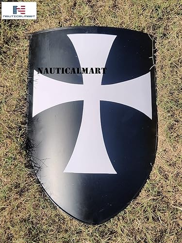 Hospitaller Medieval Shield - 16 Gauge Steel Battle Ready