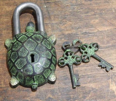 Brass Tortoise Padlock