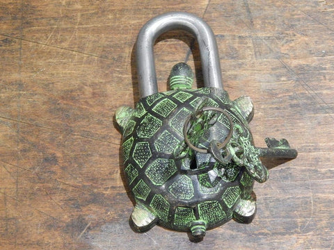 Brass Tortoise Padlock