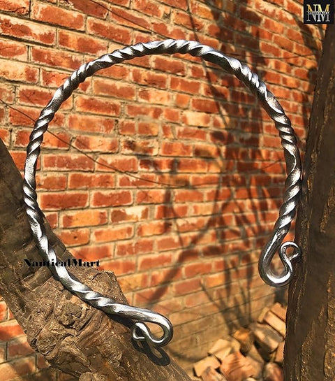 NauticalMart Medieval Iron Necklace Traditional Celtic Torq Torque