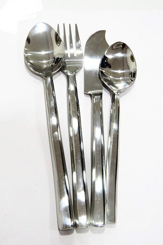 Flatware Silver Cutlery Set of Spoon, Fork & Knife