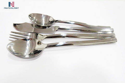 Flatware Silver Cutlery Set of Spoon, Fork & Knife