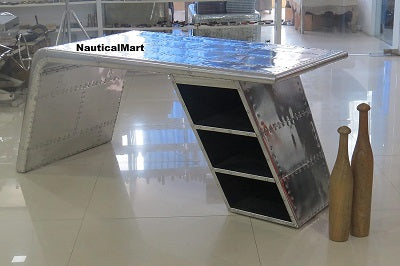 Wing Desk Beautiful Handmade Aluminum Desk Furniture