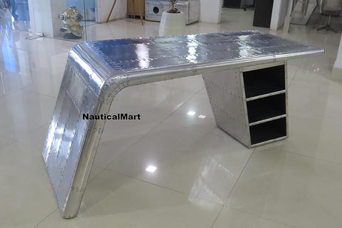 Wing Desk Beautiful Handmade Aluminum Desk Furniture