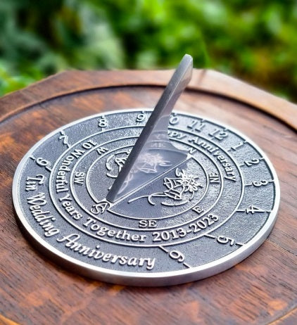 10 Years Sundial for Home and Garden Décor